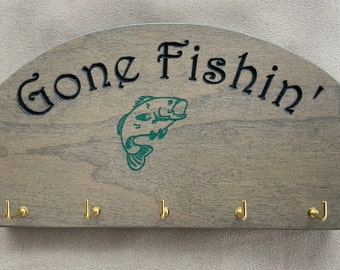 Gone Fishin’ Key Holder