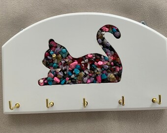 Cat Key Holder or even better Cat Necklace holder