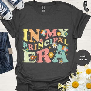In My Principal Era Floral School T-Shirt