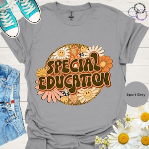 Special Education Teacher Retro SPED Team T-Shirt