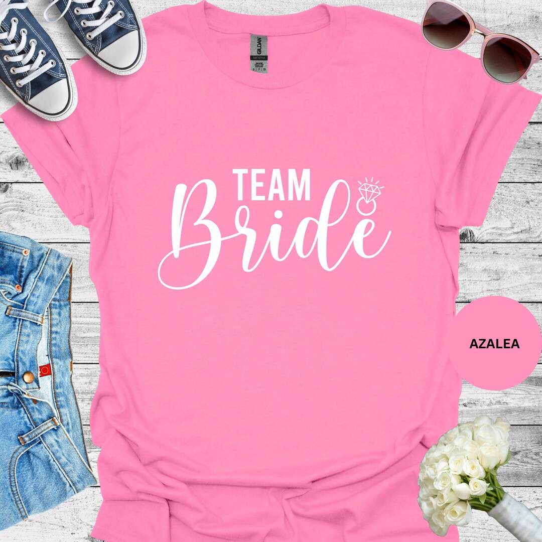 Team Bride Shirt Bride Shirt Bride Squad Shirt Bachelorette Party Shirt ...