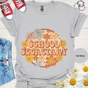 School Secretary Shirt Gift from teacher Appreciation Day Shirt Autism Awareness Gift from coworker Teachers Ideas School Secretary Shirt