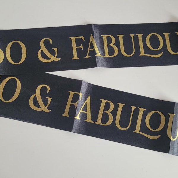 Personalised Sash for Hen Party, Future Mrs, Birthday, Bridal Shower, Baby Shower, Graduation, Bachelorette, any occasion.