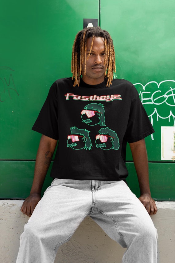 Retro 'fastboyz' Graphic T-shirt: 80s Style Meme Tee