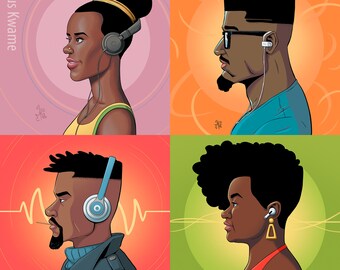 Vibrations Volume Two 13x13 Print