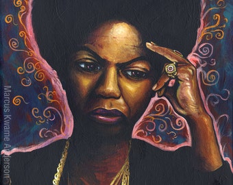 Nina Simone 12x16 Art Print