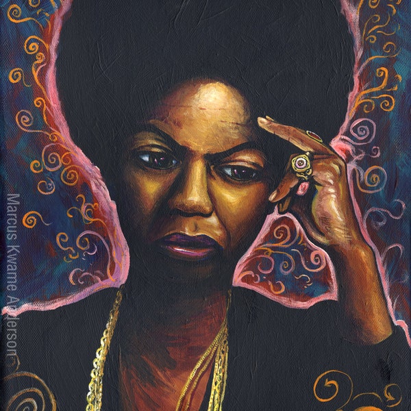 Nina Simone 12x16 Art Print
