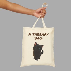 Kitten Tote Bag, Cat Lover Gift, Cotton Bag, Animal Print Tote, Canvas Shopping Bag, Cute Kitty Bag, Cat Lady Reusable Tote