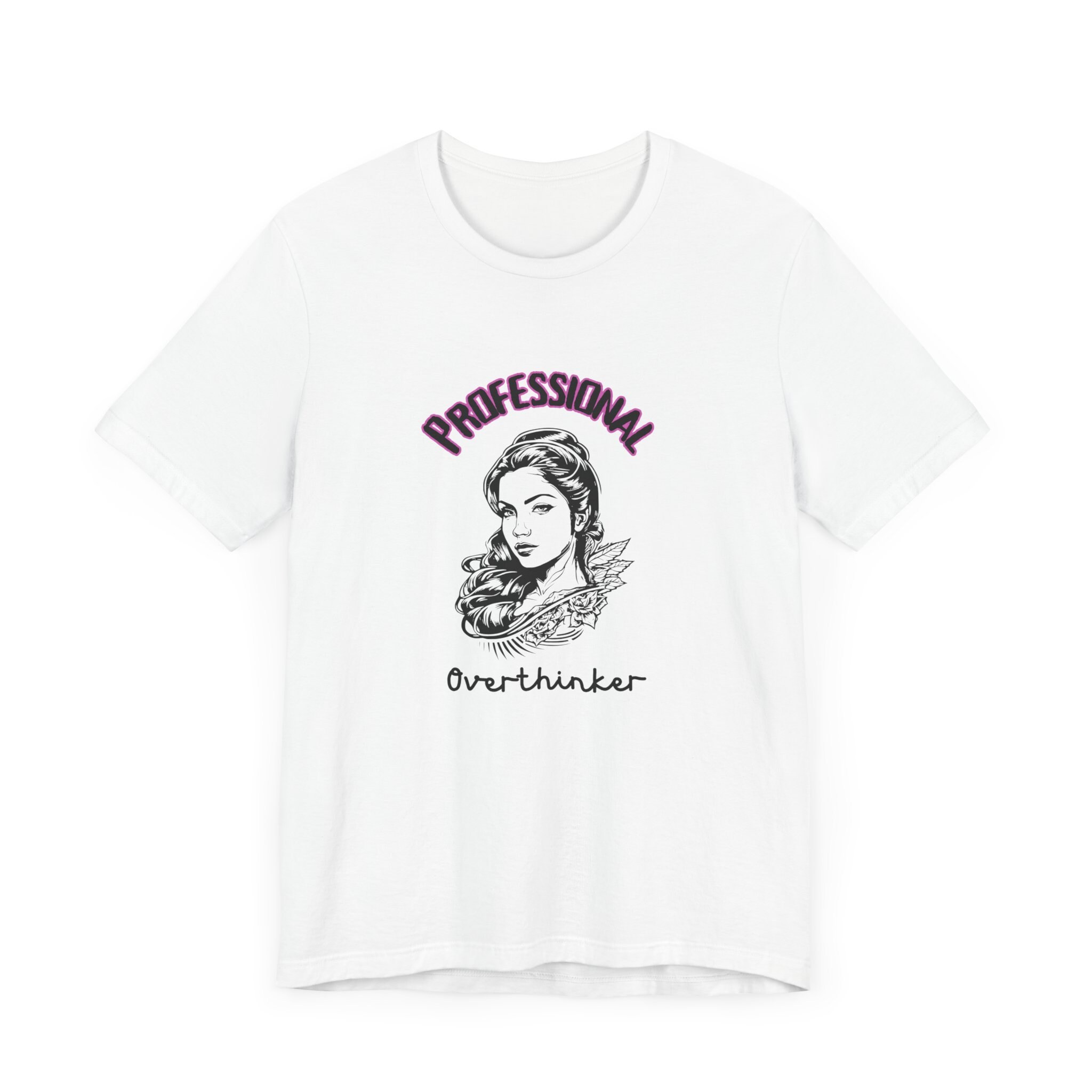 Cotton T shirt Overthinker Printed Long T-shirt For Women's