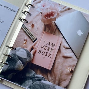 I am Very Busy Dashboard for Planner, Journal, Disc, Ring, Divider, Pencil Board