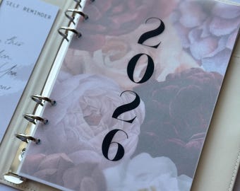 2026 Vellum | Dashboard for Planner | Journal | Disc | Ring | Divider | Minimalist