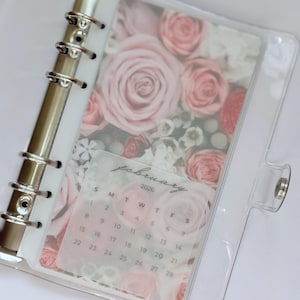 Personal (A6)  Frosted Single Pocket Insert | Dashboard for Planner | Journal | Disc | Ring | Divider | Minimalist