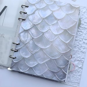Pearl Shell Dashboard for Planner | Minimalist Insert for Ring Planners, Discbound Systems