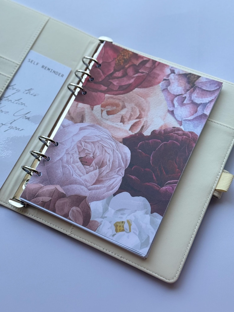 Floral Dashboard Aesthetic Planner Dashboard | Overlay Insert | Minimal ...
