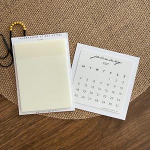 Grandes notes adhésives transparentes et transparentes - Blocs-notes imperméables et repositionnables pour journaux