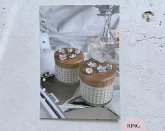 Coffee Chai Latte Planner Dashboard | Overlay Insert | Minimal Divider for A5 A6 LV Personal Filofax and Disc Bound Planners