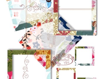 Pastel Memo Cards: Printable Journal & Planner Notecards (Digital Download)
