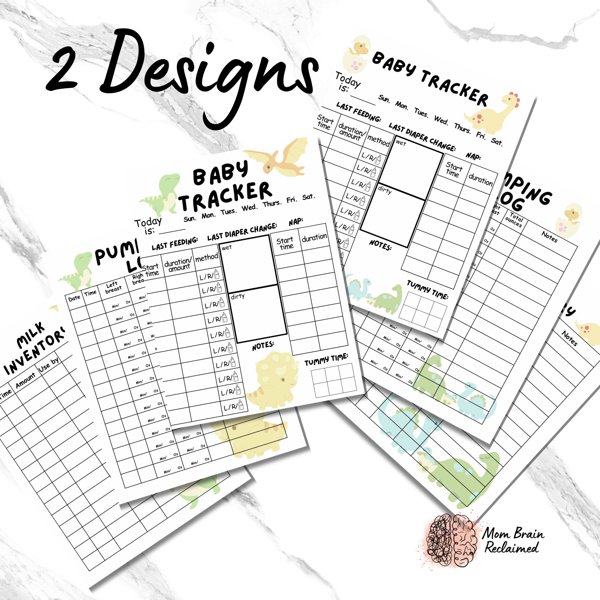 Printable Baby Tracker Bundle; Digital Download Newborn Infant Tracker ...