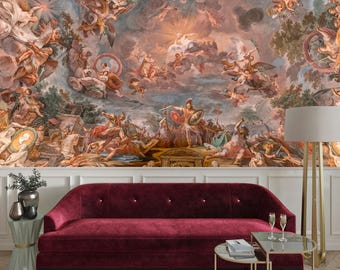 Dreamy ancient theme wallpaper design for Luxury home decor- Art decor mural