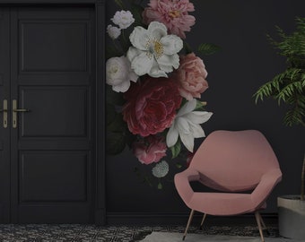 Große Blumen Themed Aufkleber Design für Wohnkultur-Bunte Blumen Aufkleber Design
