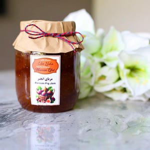 Fig Jam, Homemade Fig Jam,Traditional fig jam, Traditional Flavour , Homemade Persian Jam