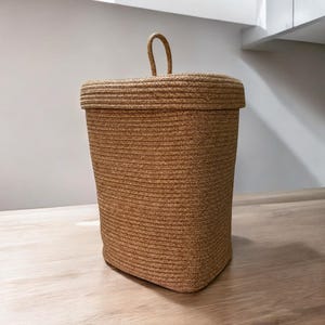 Custom Size Organizer, Cotton Rope Basket,Round Storage Basket, Rectangle Storage Bin, Custom Organizer, Colorful Basket, Houswarming Gift