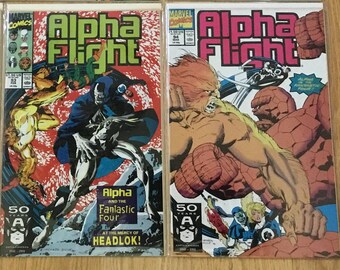 Alpha Flight #88 89 91 92 93 94 Marvel Comics 1990 Fantastic 4 Spider-Man X-Men Wolverine High Grade Dan Reed / Michael Bair Art
