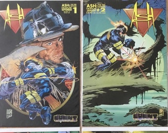 Ash / 22 Brides #1 #2 Event Comics 1997 + Ash The Fire Within # 1 #2 High Grade Full Runs Ramos / Palmiotti / Quesada Art