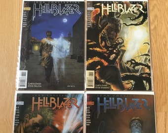 Hellblazer John Constantine #76 #77 #78 #79 DC Comics 1994 Lote de alto grado Steve Dillon / Garth Ennis Art Preacher