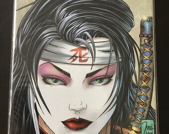Shi The Way of the Warrior #12 #12B Virgin Variant Crusade Comics 1997 Exclusive Edition from San Diego Comic-Con High Grade Tucci Art