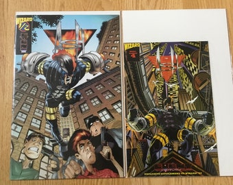 Ash #1/2 and #4 Mini Wizard / Event Comics 1995 1997 High Grade Wizard Specials Fireman Firefighter Quesada / Palmiotti Art