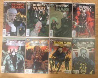 Bloody Mary #1 #2 #3 #4 and Lady Liberty #1 #2 #3 #4 Helix DC Comics 1997 Complete 2 Full Runs High Grade Garth Ennis / Ezquerra Art