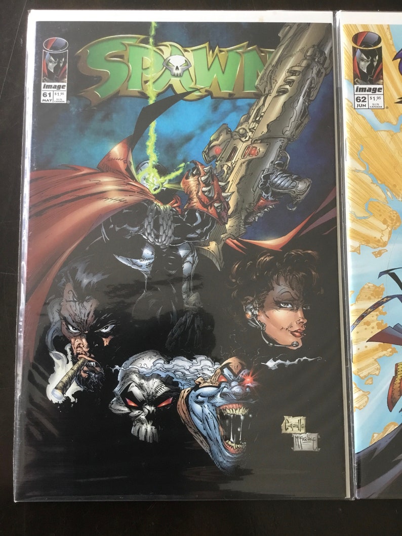 Spawn 61 62 63 Image Comics 1997 Lote de 3 Todd McFarlane / Capullo Alto Grado imagen 8