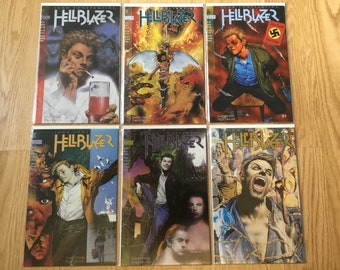 Hellblazer John Constantine #63 #64 #66 #67 #68 #69 DC Comics 1993 Lote de alto grado Steve Dillon / Garth Ennis Art Preacher