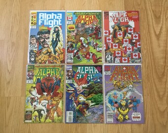 Alpha Flight #101 #115 #120 Sealed! #121 #123 + 1992 Special Marvel Comics 1991 Spider-Man X-Men Wolverine High Grade Morgan / Broderick Art