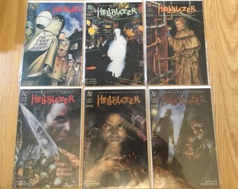 Hellblazer John Constantine #25 #47 #50 #52 #53 #54 DC Comics 1990 1991 1992 High Grade Lot Grant Morrison / Simpson / Garth Ennis Art