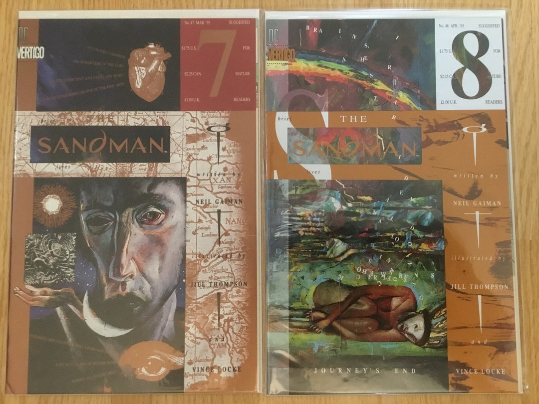 The Sandman 47 48 DC Vertigo Comics 1993 Journeys End 7 8 Issues High