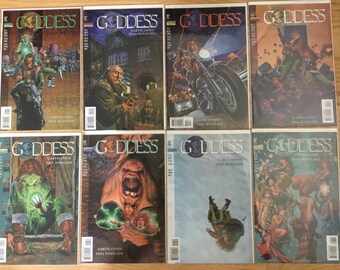 Goddess #1 2 3 4 5 6 7 8 DC Vertigo 1995 Complete Set Run High Grade Garth Ennis Preacher Art