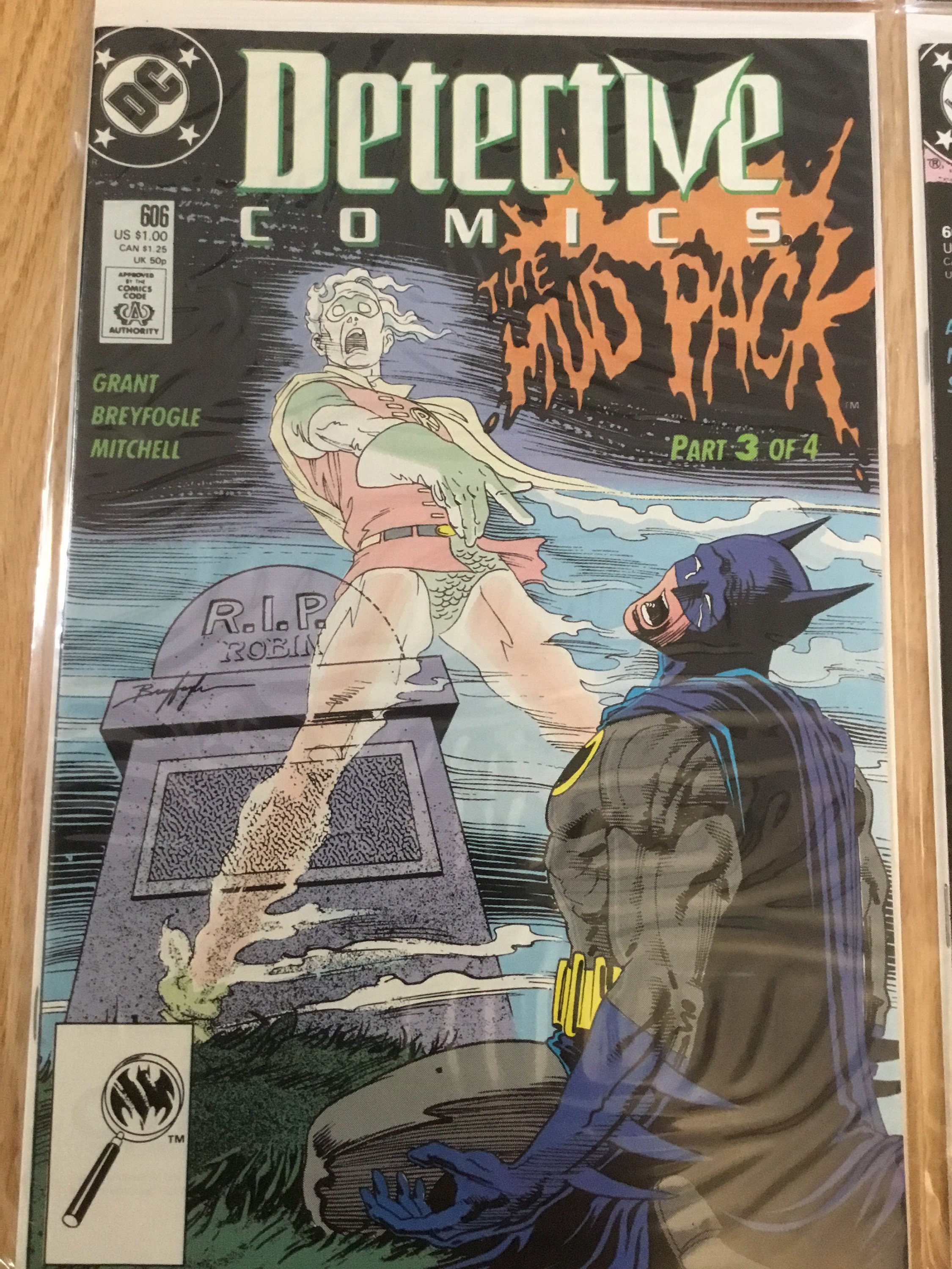 Detective Comics #604 #605 #606 #607 DC Comics Mud Pack 1989