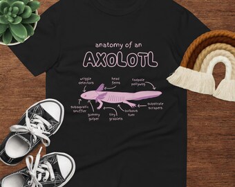 Anatomy of an Axolotl Short-Sleeve T-Shirt