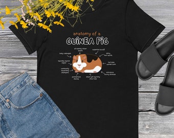 Anatomy of a Guinea Pig Unisex t-shirt
