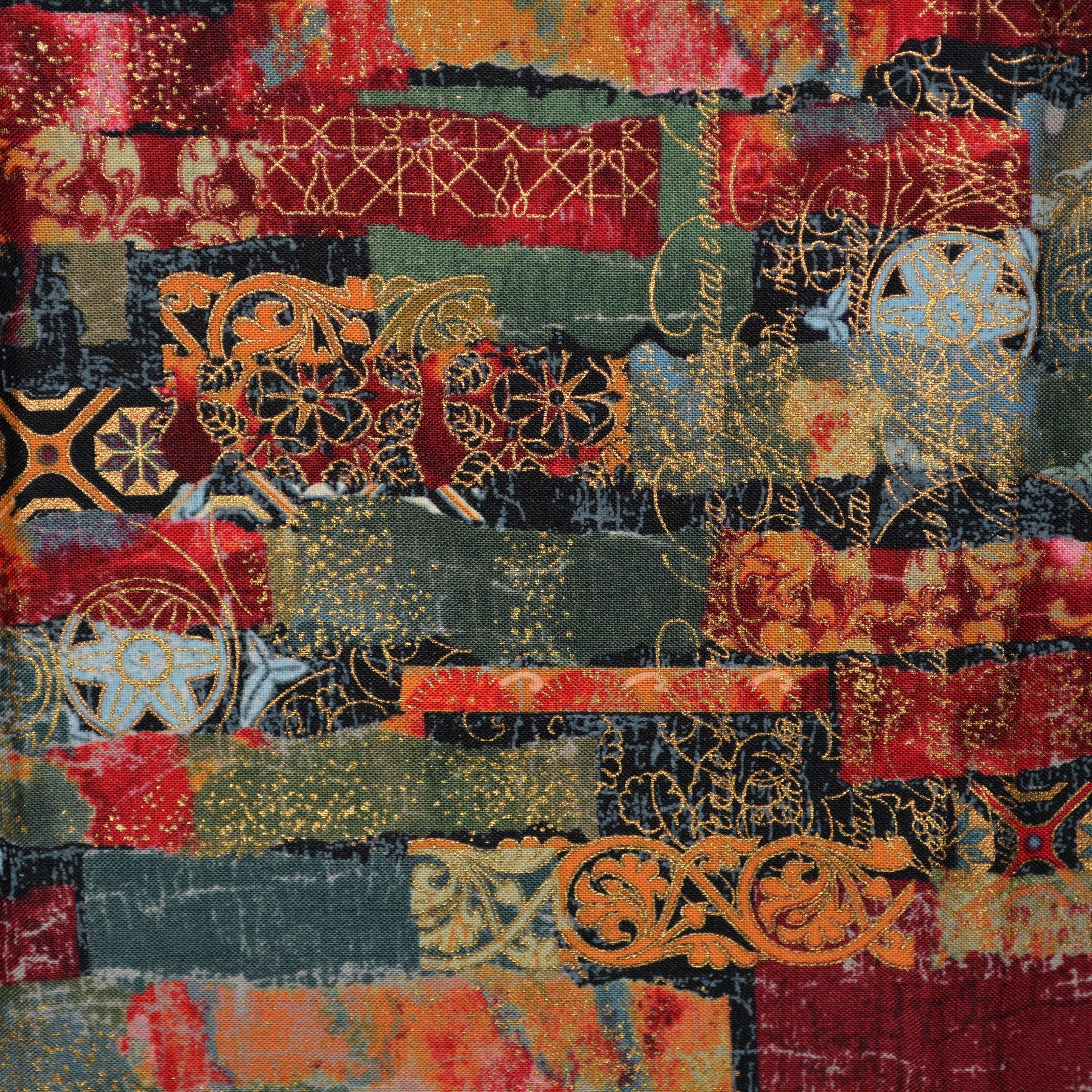 Patchwork fabric by Hoffman fabric, Punch Studio