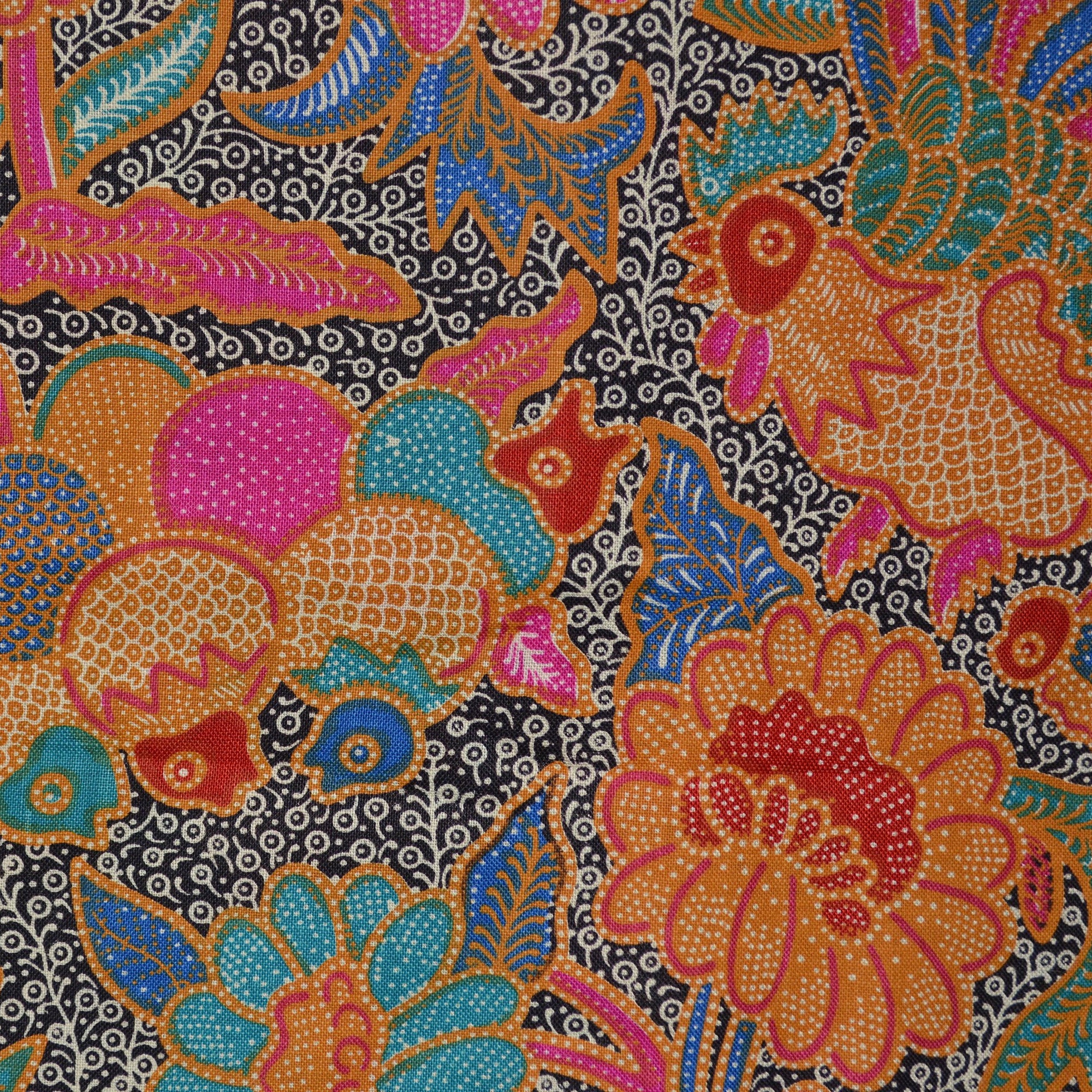 Vintage cranston fabric Indonesian batik print  fabric 