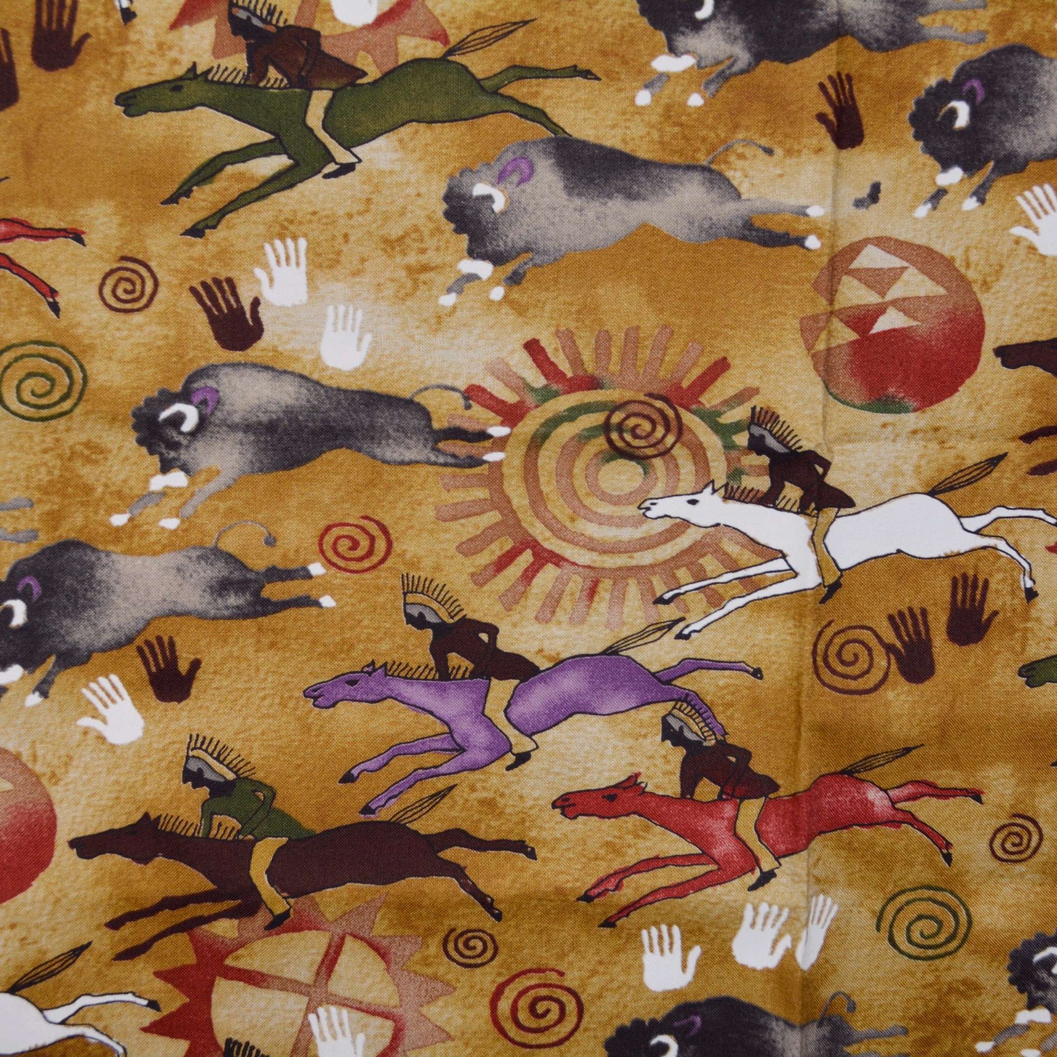 Native American fabric, Michael Miller fabrics, Tetonka