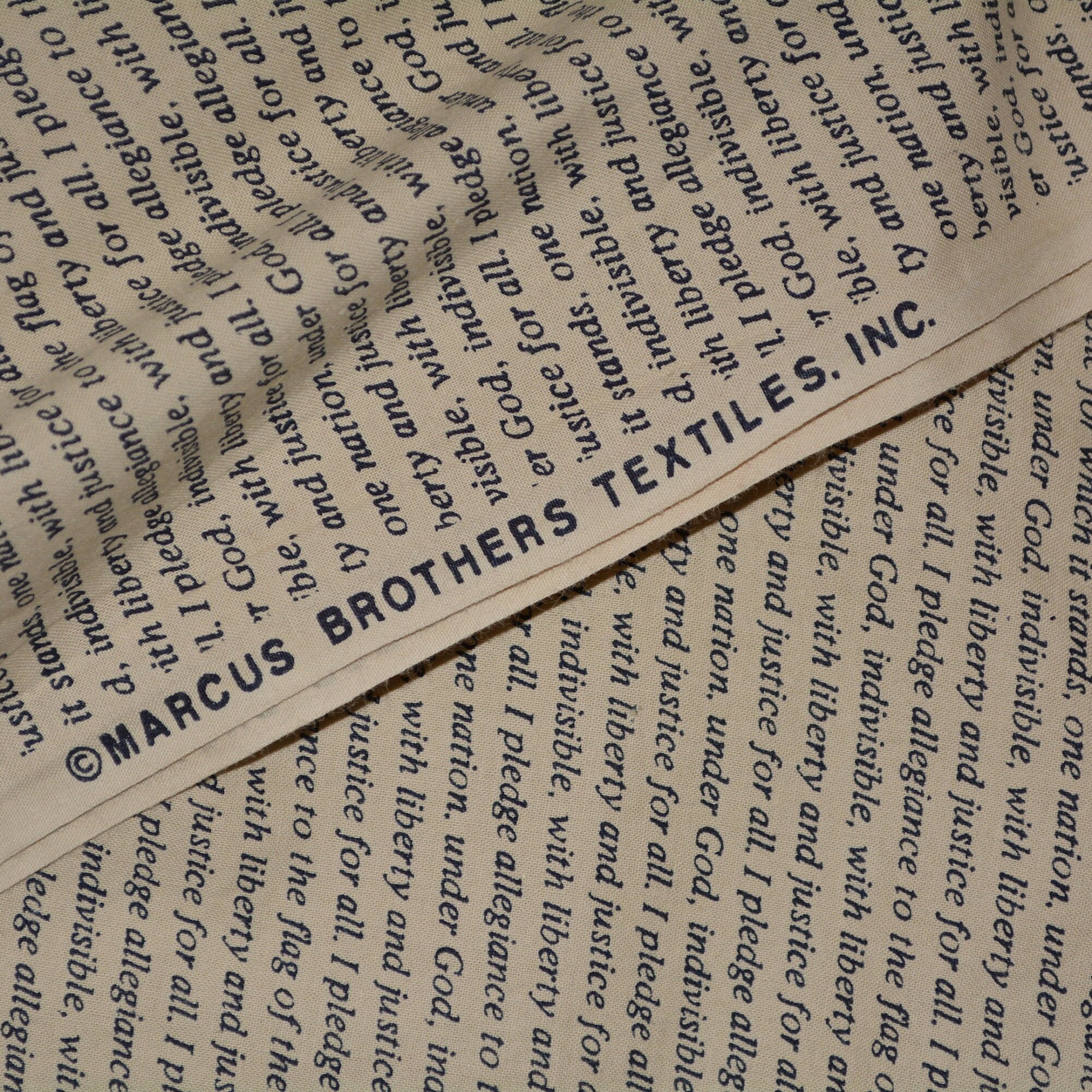 Patriotic Fabric 4th Of July Fabric Pledge Of Allegiance Fabric Remnant Bundle