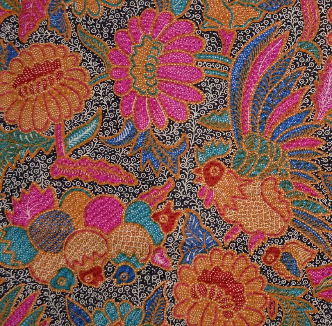 Vintage cranston fabric Indonesian batik print  fabric 