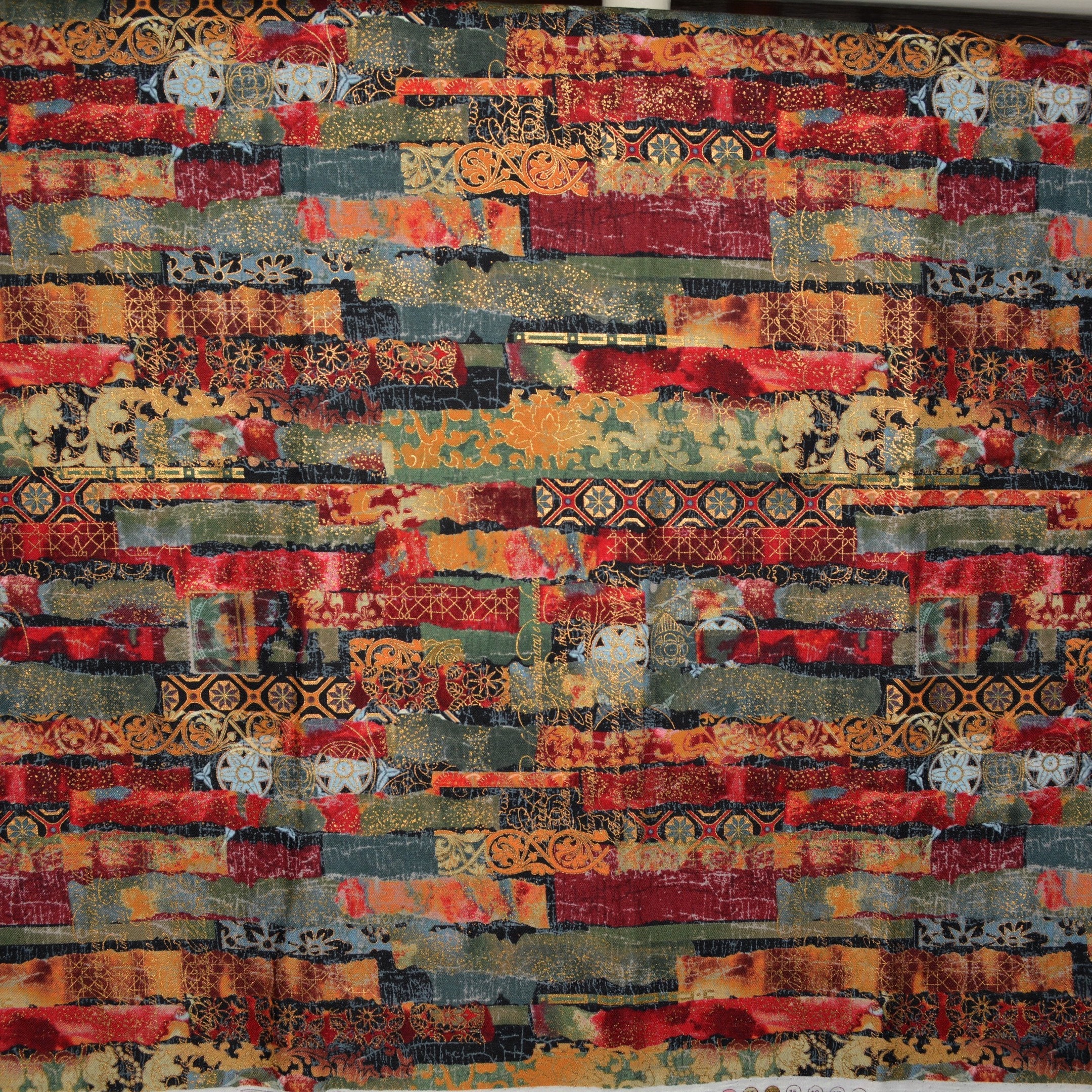 Patchwork fabric by Hoffman fabric, Punch Studio