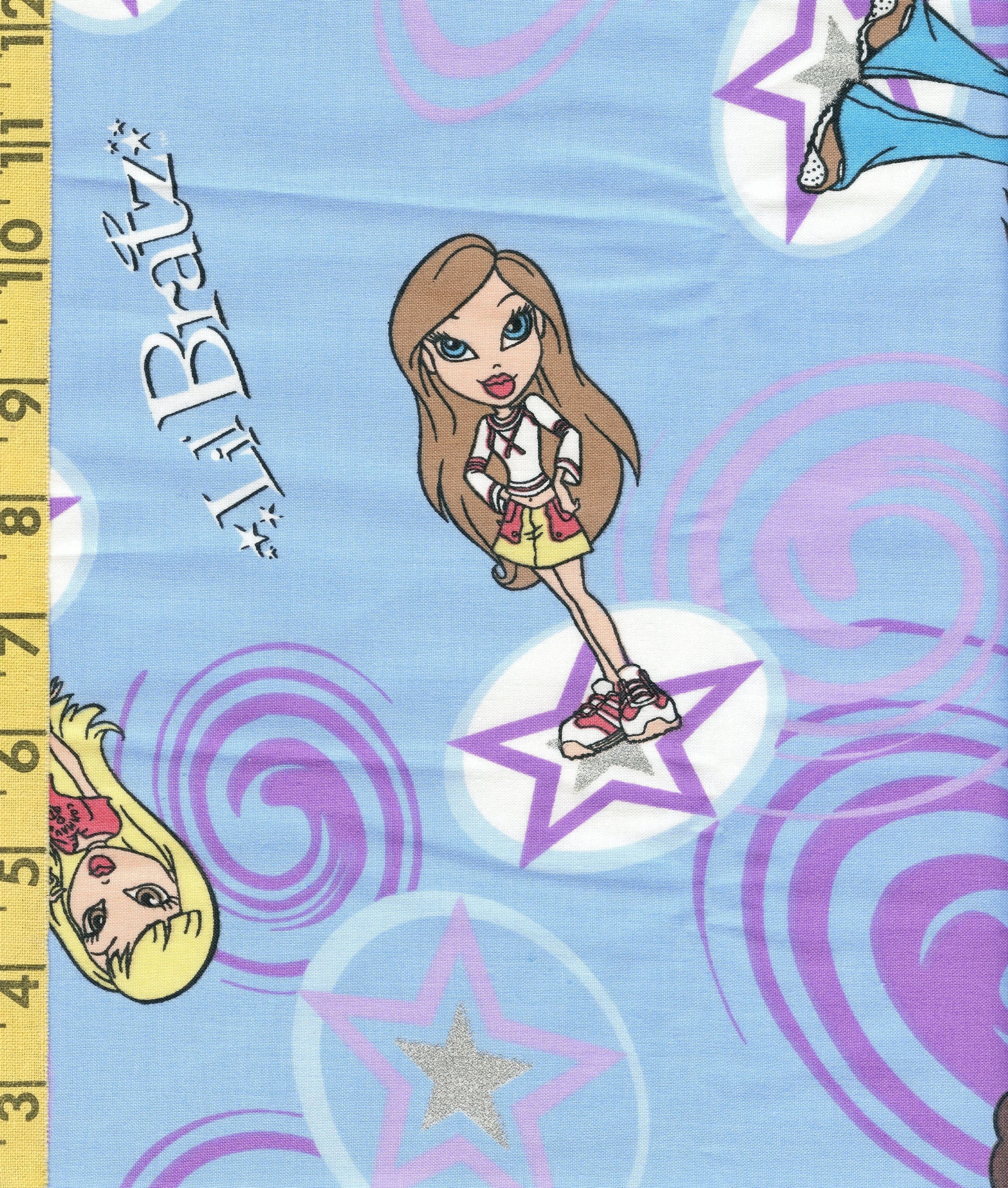 lil Bratz dolls fabric by the yard, Zada, Nazalia, Ailani, Talia