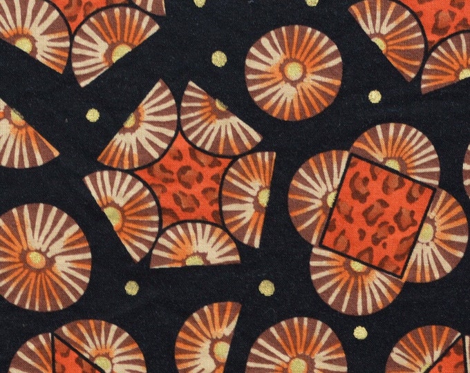 African print fabric, ethnic tribal fabric by the yard