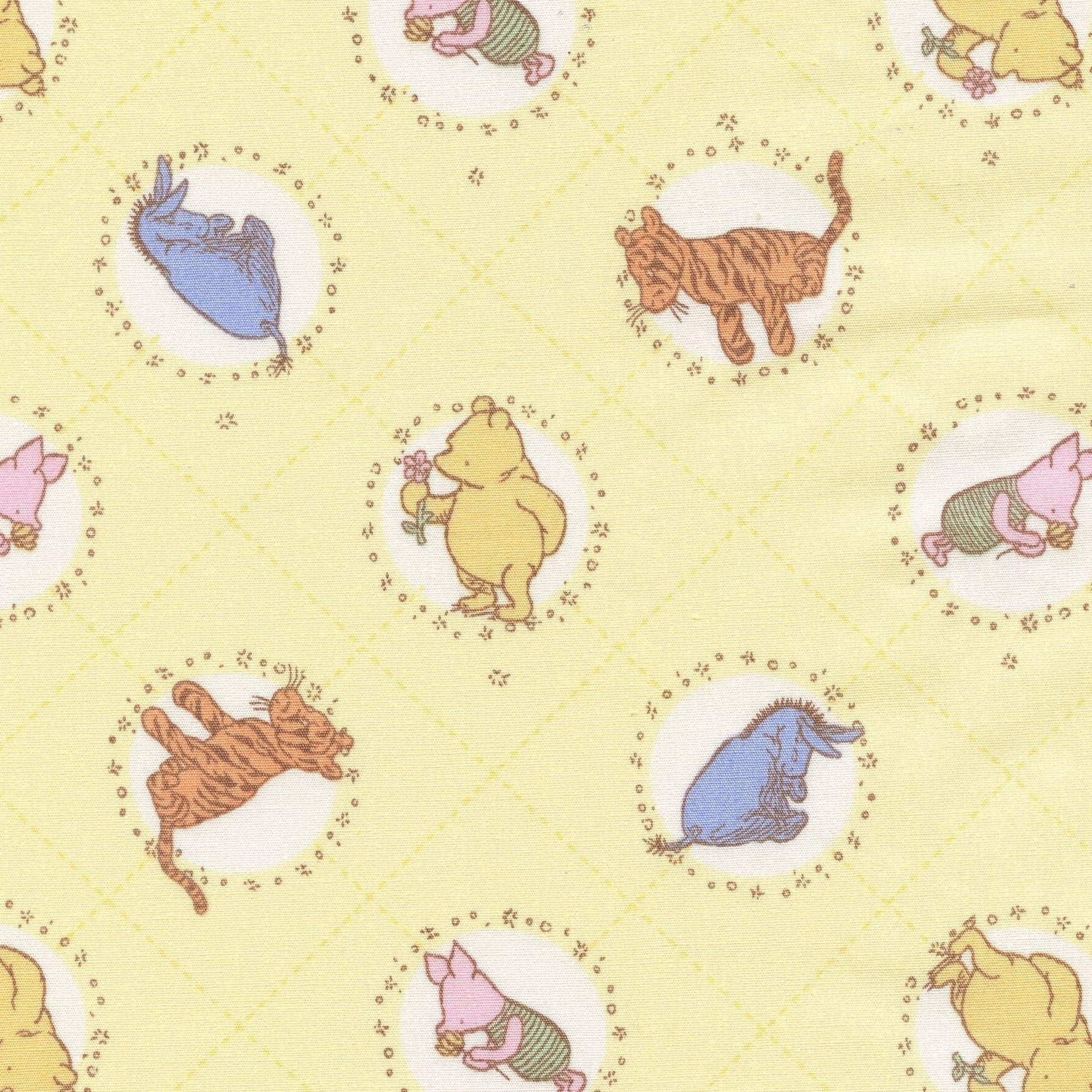 Winnie the Pooh fabric, Classic Pooh, last piece